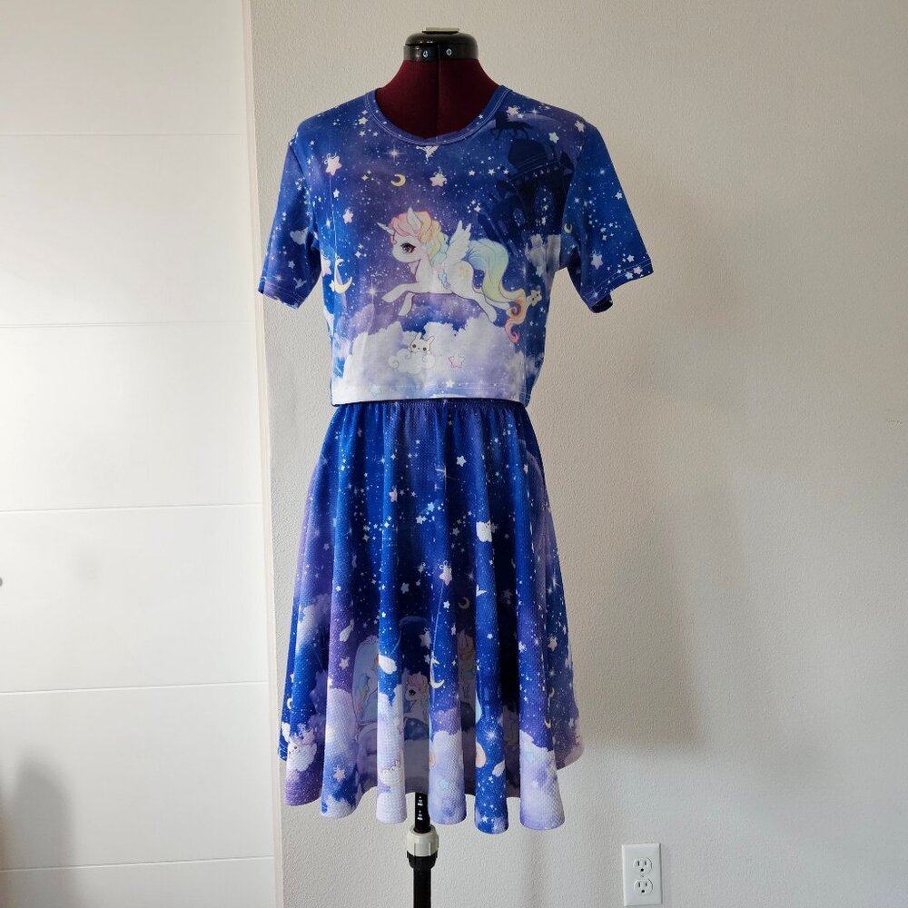 Merbunny Baby/Chibi Bunny Galaxy Unicorn set sz M